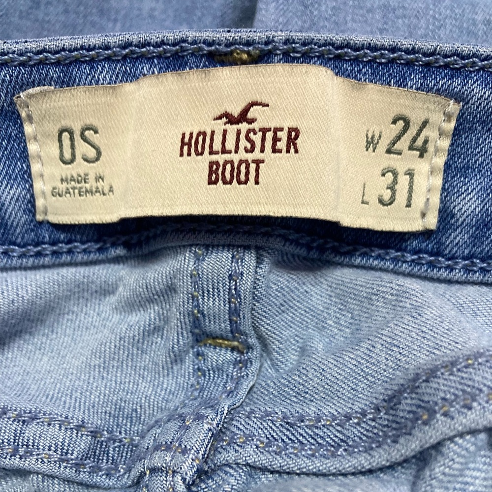 Juniors Hollister Bootcut Blue Jeans
